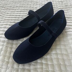 Rothy's The Square Mary Jane in Navy Blue Size 9